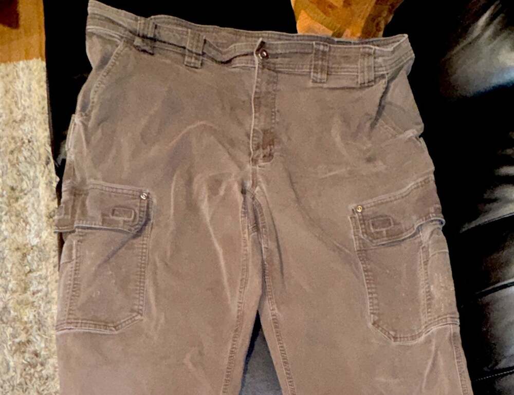 Duluth Trading Co. DuluthFlex Fire Hose Relaxed Fit Cargo Pants Brown 42x34